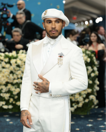 LEWIS HAMILTON SHOWS OUT at the Met Gala